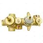 Crosswater MPRO Brushed Brass Thermostatic Bath Shower Valve with Kit