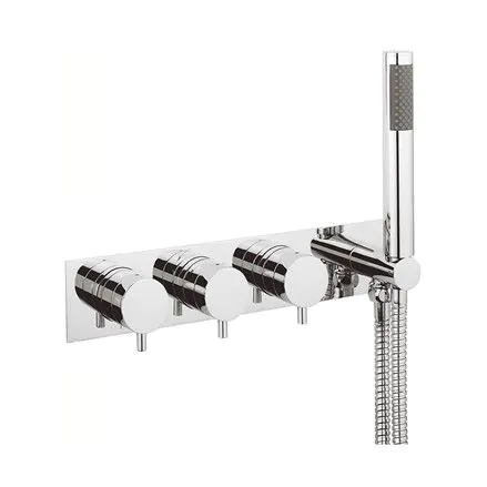 Crosswater Kai Lever Thermostatic Shower Valve with 3 Way Diverter & Shower Kit