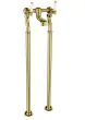 Just Taps Grosvenor Lever Antique Brass Edition Freestanding Bath Filler