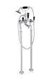 Just Taps Grosvenor Lever Black Edition Freestanding Bath Shower Mixer With Kit