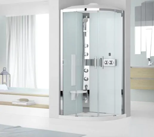Novellini Glax R90 Thermostatic Quadrant Shower Enclosure