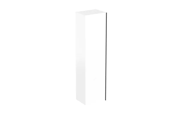 Saneux PRAGUE 153x40x30cm Tall Unit Gloss White – Egger graphite interior