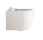 Crosswater Glide II Gloss White Wall Hung Short Projection Rimless Toilet & Soft Close Seat