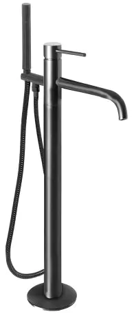 Just Taps VOS floor-standing bath mixer with kit  HP1 Brushed Black