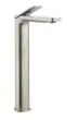 Crosswater Glide II Tall Basin Monobloc - Brushed Stainless Steel Effect