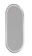 Just Taps OVAL LED Illuminated Bathroom Mirror 1000mm H x 450mm W  With Light