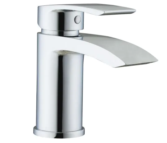 Just Taps Plus Stream Basin Mixer With Click Clack Waste