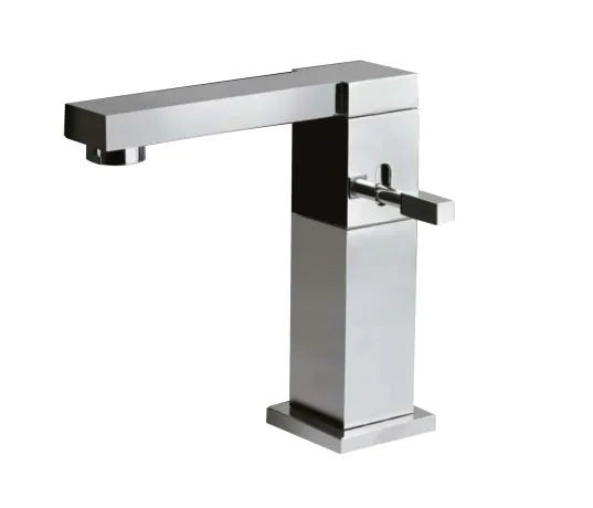Just Taps Single Lever Basin Mixer Swivel Spout, Without Pop-up Waste