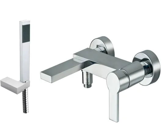 Just Taps Italia 150 Deck Mounted Bath Shower Mixer With Kit