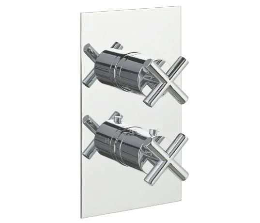 Just Taps Solex Thermostatic Concealed 3 Outlet Shower Valve