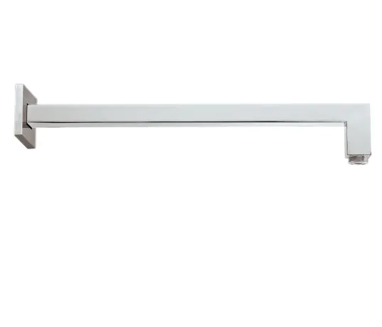 Just Taps Sam Square Wall Mounted Shower Arm 400mm-Chrome