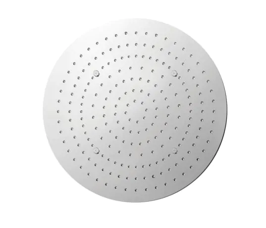 Just Taps Aquamist round ceiling mounted overhead shower with mist function 380mm-Chrome