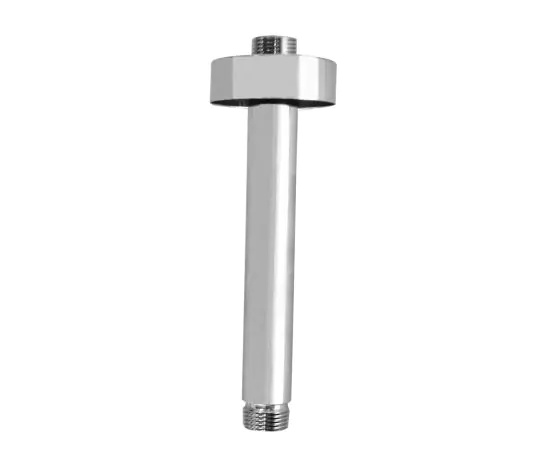 Just Taps Brass Ceiling Mounted Shower Arm 150mm-Chrome