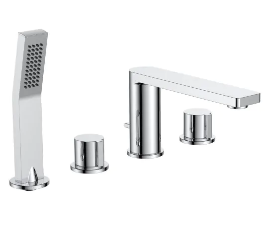 Just Taps Hugo 4 Hole Bath Shower Mixer With Kit
