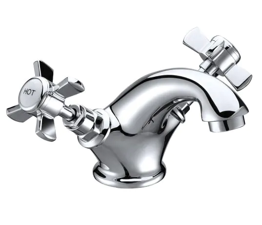 Just Taps Plus Nelson Monoblock Basin Mixer Without Pop Up Waste