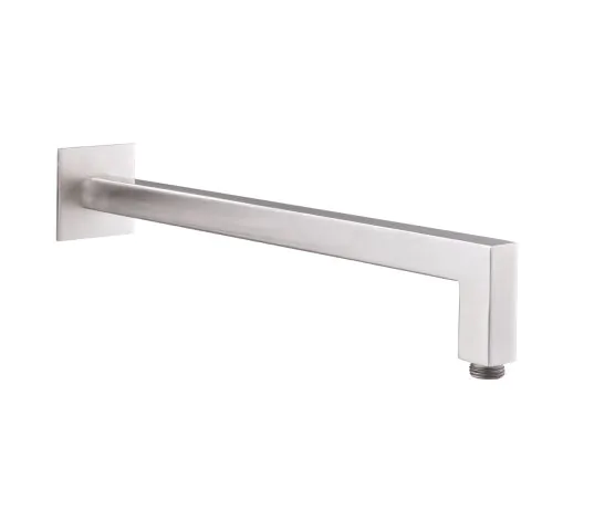 Just Taps Inox Square Shower Arm, 400mm