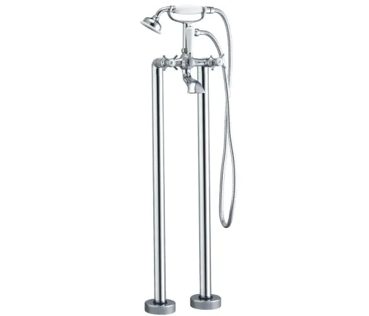 Just Taps Plus Nelson Floor Standing Bath Shower Mixer with Kit
