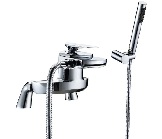 Just Taps Plus Gant Deck Mounted Bath Shower Mixer with Kit