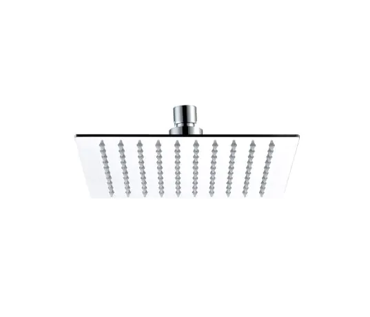 Just Taps Glide Ultra-Thin Square Fixed Shower Head 250mm x 250mm - Chrome