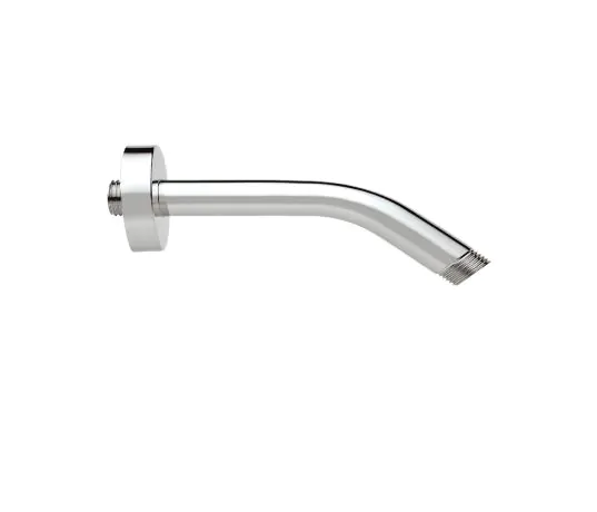 Just Taps Techno Wall Mounted Shower Arm 240mm Length-Chrome