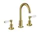 Just Taps Grosvenor Lever Antique Brass Edition 3 Hole Basin Mixer