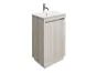 Crosswater Flute 470 Floor Standing Unit with White Vitreous China Basin
