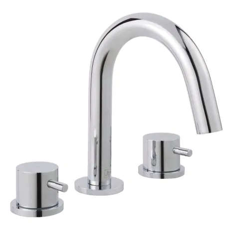 Just Taps Florence 3 Hole Deck Mounted Basin Mixer