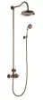 Flova Liberty exposed thermostatic shower column with shower set 