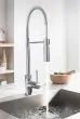 Crosswater Cucina Cook Single Lever Kitchen Sink Mixer Tap With Flexi Spray – Chrome