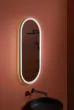 Just Taps OVAL LED Illuminated Bathroom Mirror 1000mm H x 450mm W  With Light