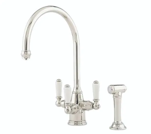Perrin And Rowe Phoenician Kitchen Sink Mixer Tap With Filtration With Rinse
