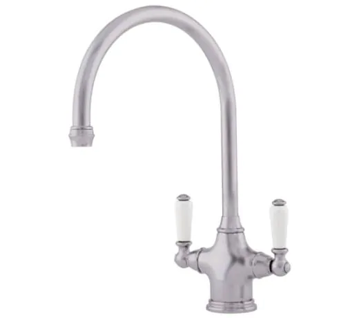 Perrin And Rowe Phoenician Kitchen Sink Mixer Tap Pewter