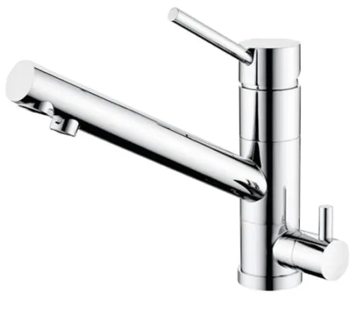 Clearwater Alpha Top Lever Mixer Tap And Cold Filter With Swivel Spout