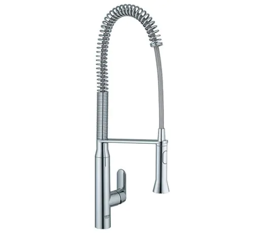Grohe K7 Mono Chrome Kitchen Sink Mixer Tap With Metal Lever