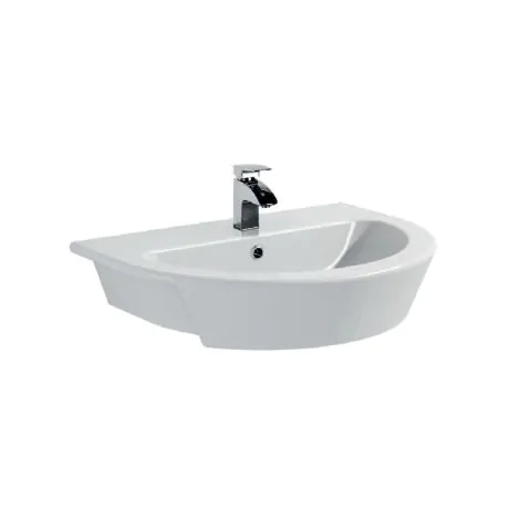Saneux AUSTEN semi-recessed washbasin 55 x 43