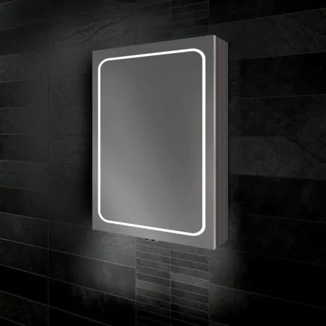 HIB Vapor LED Bathroom Cabinet 50cm x 70cm x 12.2cm