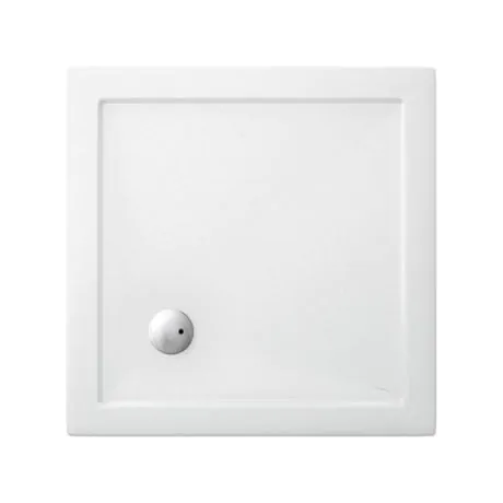 Crosswater Square 35mm Acrylic Shower Trays White Finish 800 x 800mm