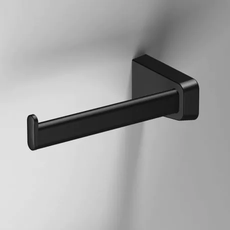Bathroom Origins S6 Black Open Toilet Roll Holder