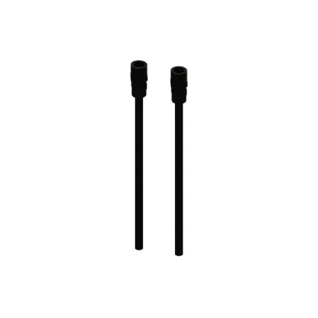 Abacus Isolation Valve Extensions 10Mm To 1/2" Set Of 2 - Matt Black