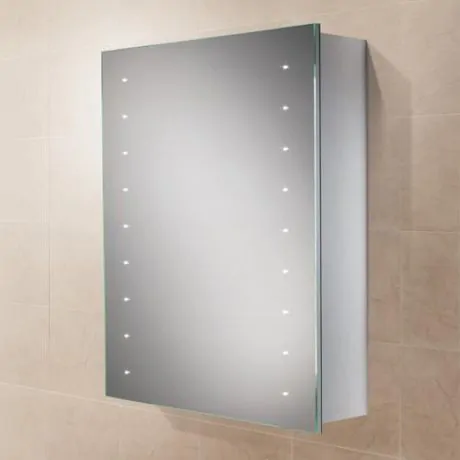 HIB Nimbus 50 LED Demisting Aluminium Bathroom Cabinet