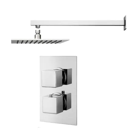 Abacus Emotion Thermostatic Square Shower & Square Overhead