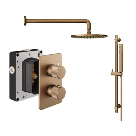 Abacus  Shower Pack 2 - Iso Pro - Brushed Bronze