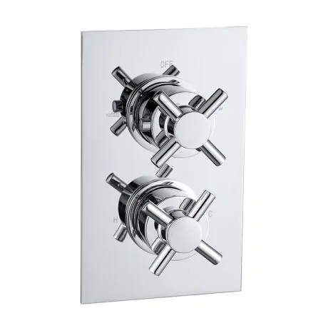Abacus Emotion Cross Thermo Shower Mixer (1 Outlet)