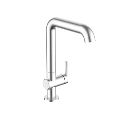 Crosswater 3ONE6 Lever 316 Stainless Steel Tall Basin Mixer 