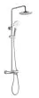  Just Taps  Florence Thermostatic Shower Pole, Adjustable With Overhead Shower,Hand Shower And Bath Spout