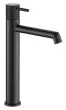 Just Taps Single lever tall basin mixer with lever Matt Black