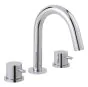 Just Taps Florence 3 Hole Deck Mounted Basin Mixer