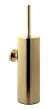Just Taps VOS Toilet Brush Wall Mounted Brushed Brass
