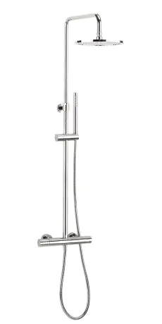 Crosswater Central Multifunction Thermostatic Shower Valve with Shower Head & Hand Shower