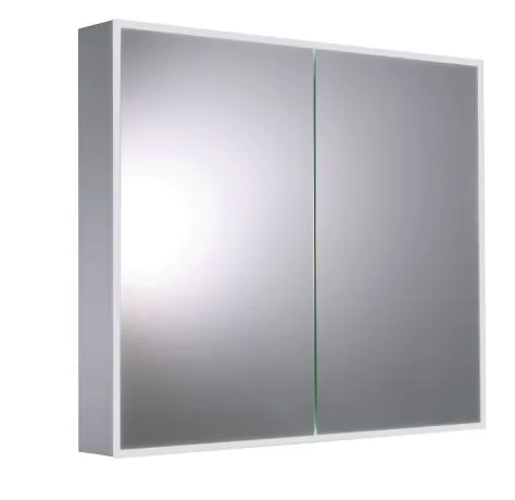 Just Taps Mirror cabinet with sensor switch and shaving socket 820mm